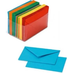 Biglietti di auguri Arcobaleno - Confezione da 100 cartoncini + 100 buste colori assortiti