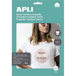 Carta per Trasferimento Inchiostro per t-shirt bianche formato A4 Confezione da 10 fogli