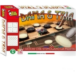 dama e Tria gioco da tavolo