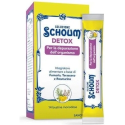 soluzione Schoum Detox  14 bustine - Integratore depurante per l'organismo