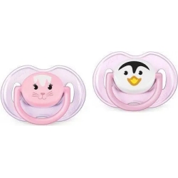 Avent Succhietti Animaletto 0-6m 2 ciucci Colori assortiti