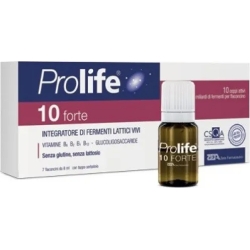 Prolife 10 Forte - Integratore di fermenti lattici 7 flaconcini da 8 ml