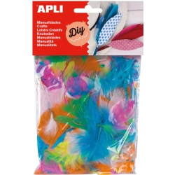 Confezione di Piume Decorative 14G