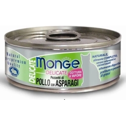 Delicate Pollo e asparagi cibo umido per gatto 80 gr
