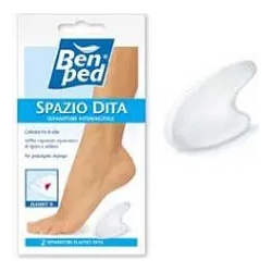 benped - separatore dita medio - confezione da 2 separatori