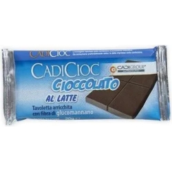 Cadicioc - Barretta di Cioccolato al Latte con Fibre 20 g