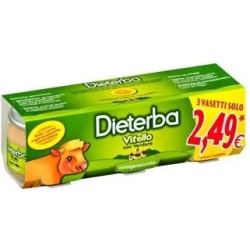 omogeneizzato vitello - 3 vasetti da 80 g