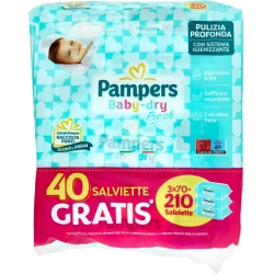 PAMPERS Baby Fresh Formula Esclusiva - 3x70 Salviettine