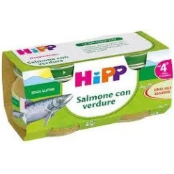 Hipp Omogeneizzato salmone e verdure - 2 x 80 g