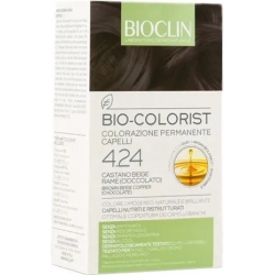 Bioclin Bio Colorist -Colorazione Permanente per capelli N.4.24 castano beige rame cioccolato