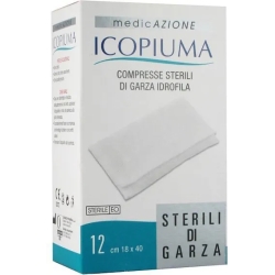 Icopiuma Compressa Adesiva In Tnt - 12 Compresse Da 18 x 40 cm
