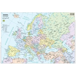 carta geografica da banco plastificata 1:800.000 confezione 20 cartine