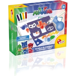 Pj masks - scuola di disegno con pennarelli spray
