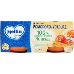 Primo Sugo - omogeneizzato Pomodoro e Verdure - 2 vasetti da 80 g