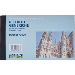 5 Blocchetti Ricevute Generiche - Articoli per l'ufficio