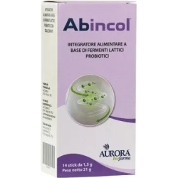 Abincol - Integratore di Fermenti Lattici 14 Stick Orosolubili