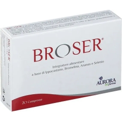 Broser 20 Compresse Integratore Antinfiammatorio Antiedemigeno