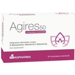 Agires 50 - Integratore per la Menopausa 30 compresse orosolubili