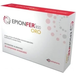Epionfer 800 Oro - Integratore di Ferro e Acido Folico 20 compresse
