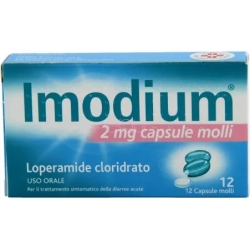 Imodium 2mg 12 Capsule Molli Loperamide Cloridrato