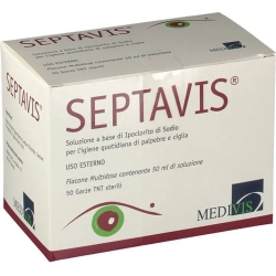 Septavis - Detergente Spray per occhi 50 ml + 50 garze in TNT sterili
