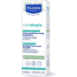 Mustela stelatopia - crema viso emolliente 40 ml