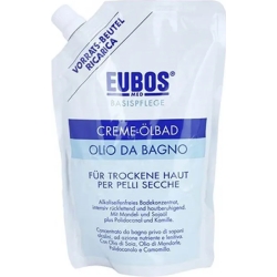 Eubos - Olio Da Bagno Per Pelli Secche - Ricarica Da 400 ml