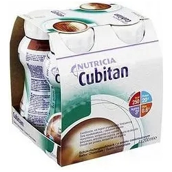 Nutricia Cubitan cioccolato 4 x 200 ml - Per piaghe da decubito
