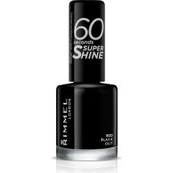 RIMMEL 60 Seconds Super Shine - Smalto Asciugatura Rapida N. 900 Rita's Black