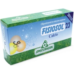 Specchiasol Fisiosol 23 Calcio - Oligoelementi in soluzione acquosa 20 fiale