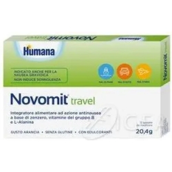 Humana Novomit Travel 12 Gomme - Integratore Per La Nausea Nei Bambini