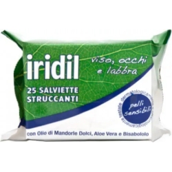 Iridil - 25 Salviette Struccanti Per Pelle Sensibile