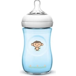 Avent Biberon Natural anticolica 260 ml con scimmietta