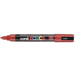 uniposca punta 5M Rosso - 12 pennarelli