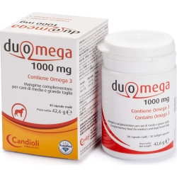 Duomega Cani 1000 mg - mangime complementare - 30 perle