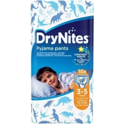 HUGGIES Drynites boy - 10 Mutandine assorbenti taglia S (3-5 anni 16-23 kg)