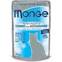 Natural - Pezzetti di Tonno con Acciughine 80 gr