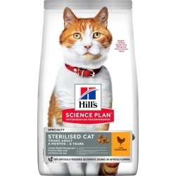 science plan sterilised cat young adult mangime secco per gatti sterilizzati gusto pollo 300 g