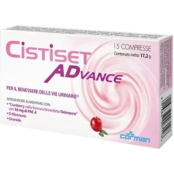 Cistiset Advance 15 Compresse - Integratore Per Il Benessere Delle Vie Urinarie
