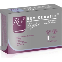 Rev Keratin Light - 30 capsule per l'Alopecia Androgenetica