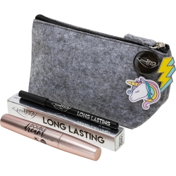 Purobio Pochette Unicorn con Mascara Double Dream e Matita nera Long Lasting