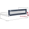 Hopla - Barriera Protettiva Pieghevole 150 cm blu