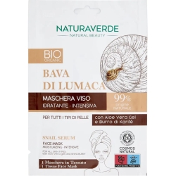 Naturaverde - Maschera viso alla bava di lumaca idratante