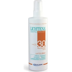 Lichtena Dermosolare Latte Spray spf30 per pelli sensibili 200 ml