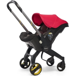 Seggiolino auto e passeggino 2 in 1 gruppo 0+ colore falme red
