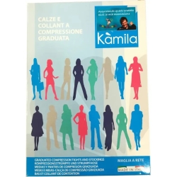 Kàmila Comfort Easy 70 Den - Collant Punta Aperta (12-15 mmHg) - Taglia 4 Nero