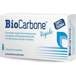 Biocarbone Rapido 8 Fiale - Integratore Per Il Benessere Gastrointestinale