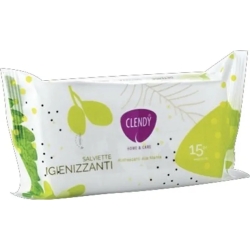 Clendy 15 Salviettine Igienizzanti Rinfrescanti