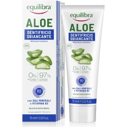 Equilibra Aloe - dentifricio sbiancante gel 75 ml - 30% aloe vera