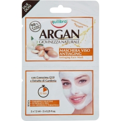 Equilibra Argan - Maschera Viso Anti Age Bidose 15 ml
